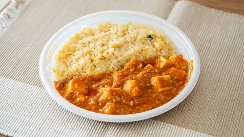 「赤麻婆&チャーハン」