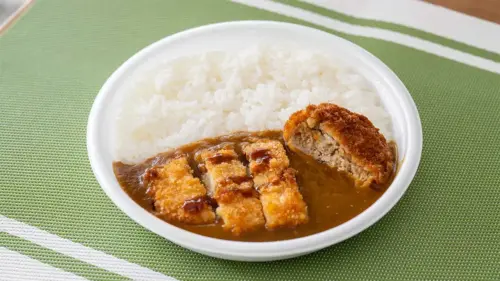「チキン&メンチカツカレー」