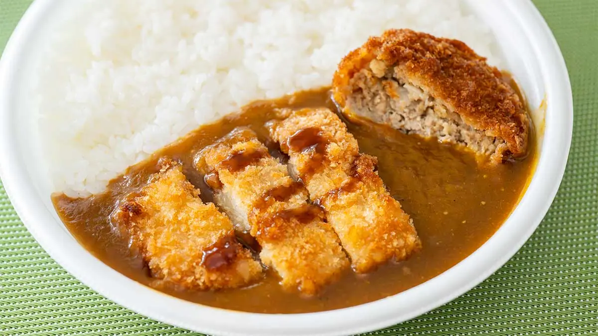 「チキン&メンチカツカレー」