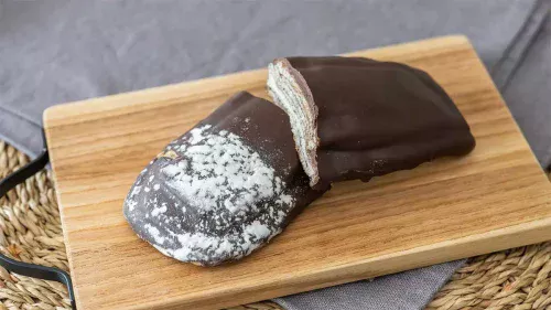 「もちっとショコラパン」の断面