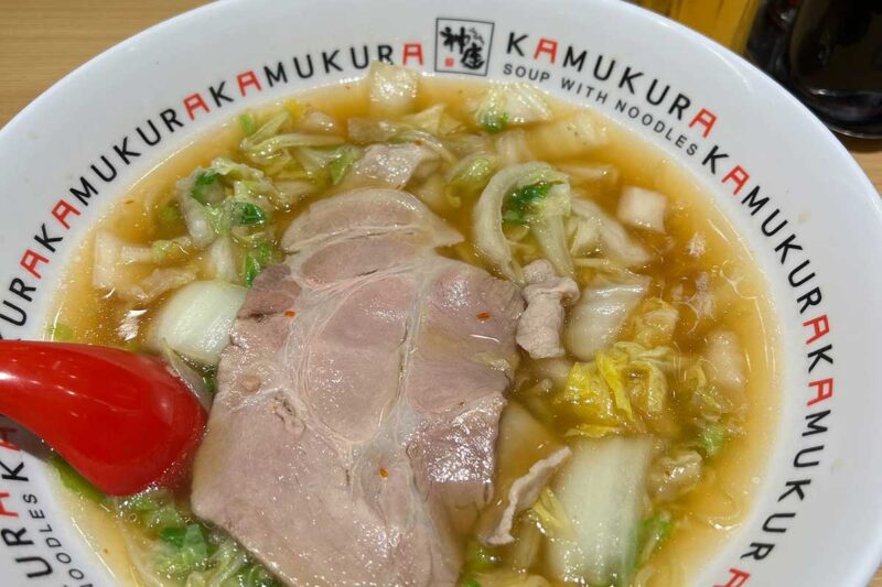 「どうとんぼり神座」のラーメン